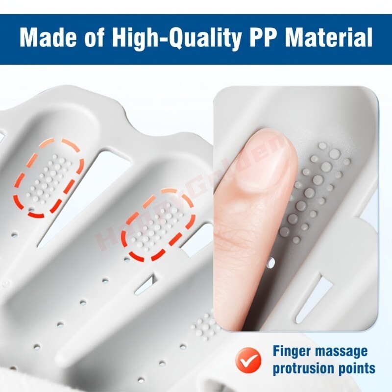 Adjustable Finger Orthotics Splint Extended Hand Support Hook-and-Loop Closure