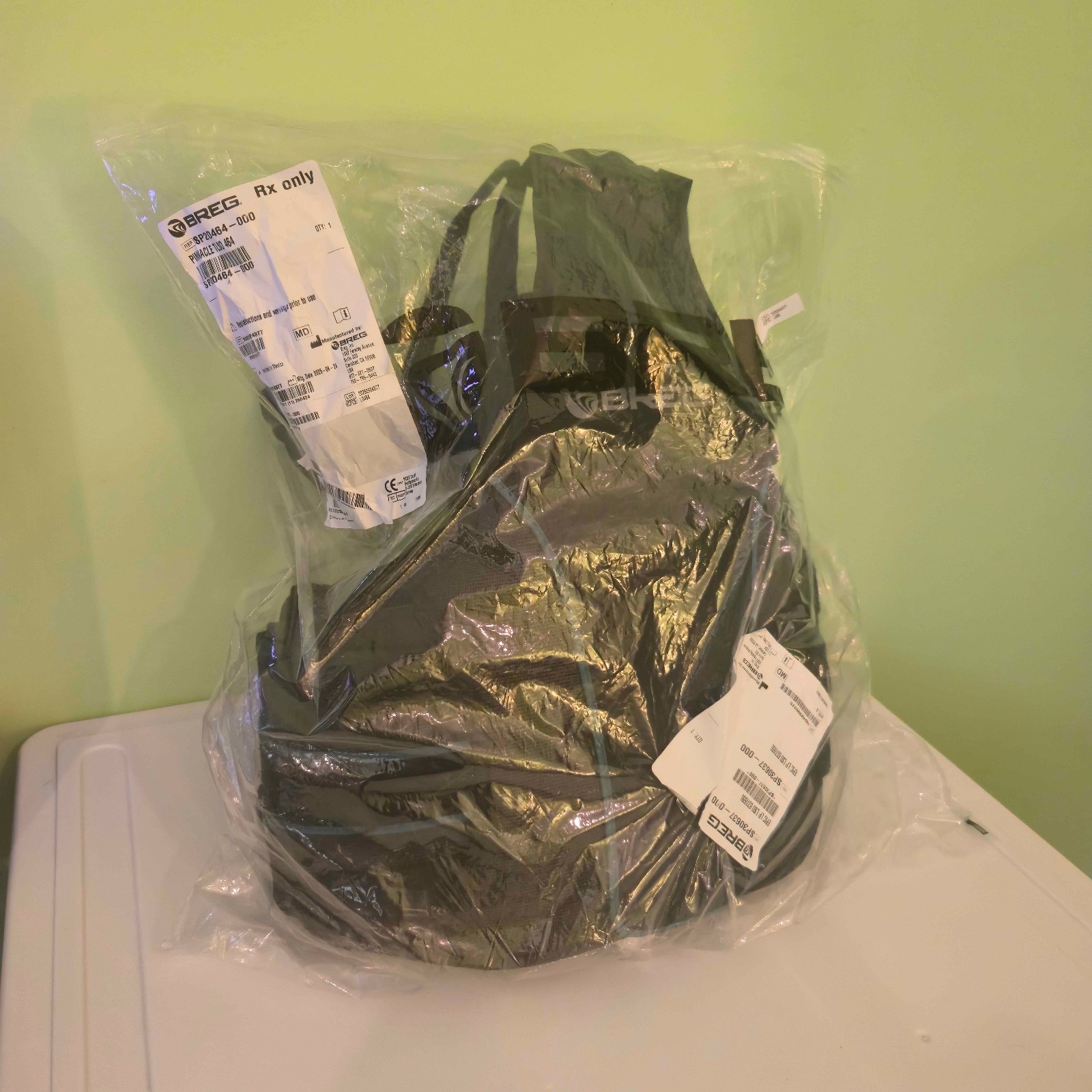 BREG Pinnacle TLSO 464 Lumbar Orthosis Adjustable Fit Back Support brace NEW