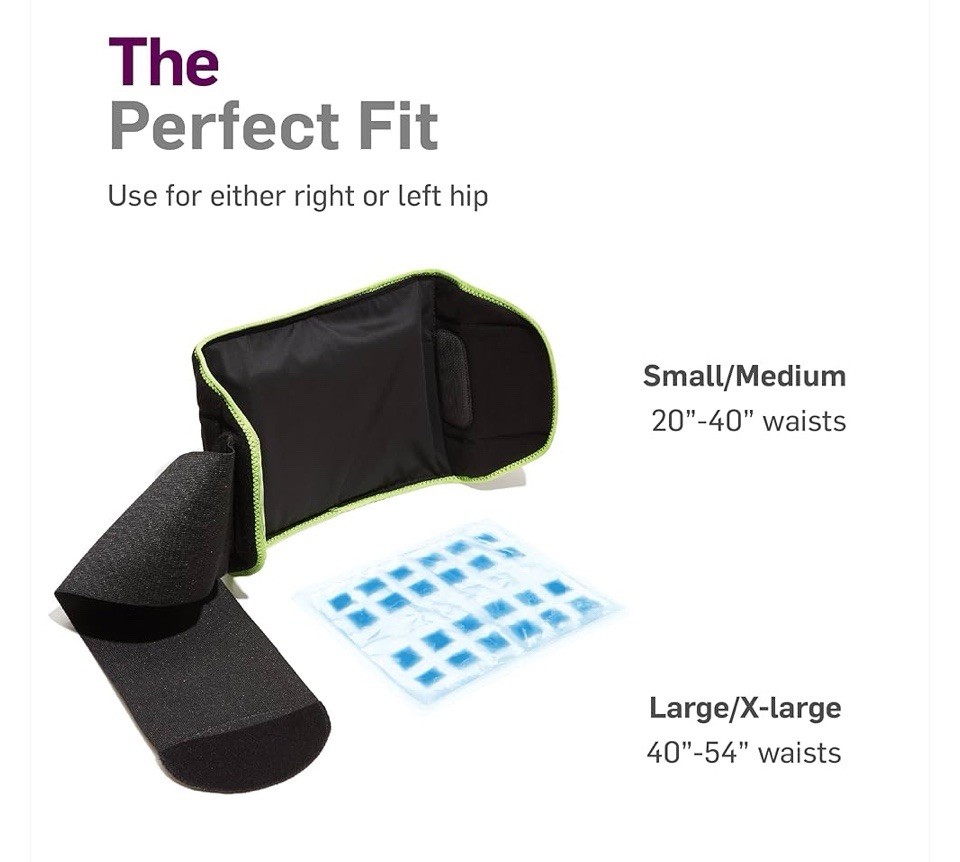 Hot or Cold Hip and Lower Back Pain Relief Wrap for Lumbar Backache, Herniate…