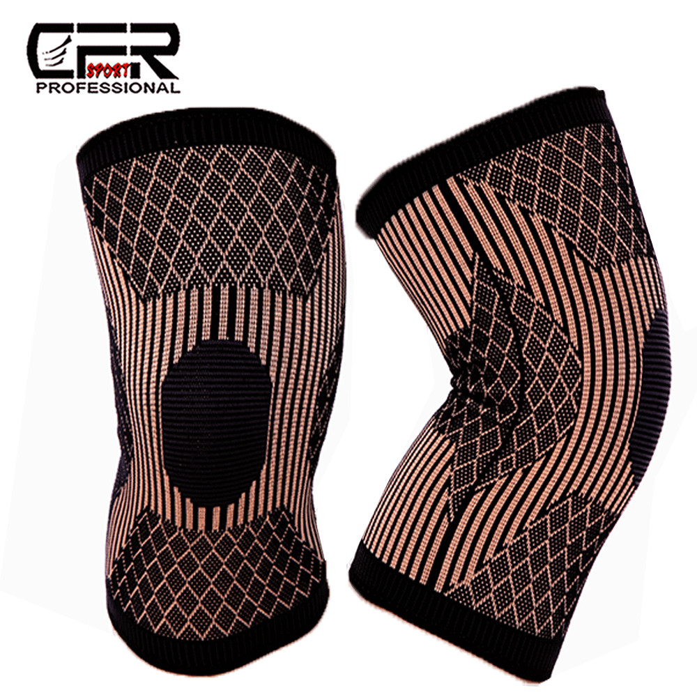 Knee Sleeve Compression Brace Support Copper Sport Joint Pain Arthritis Relief D