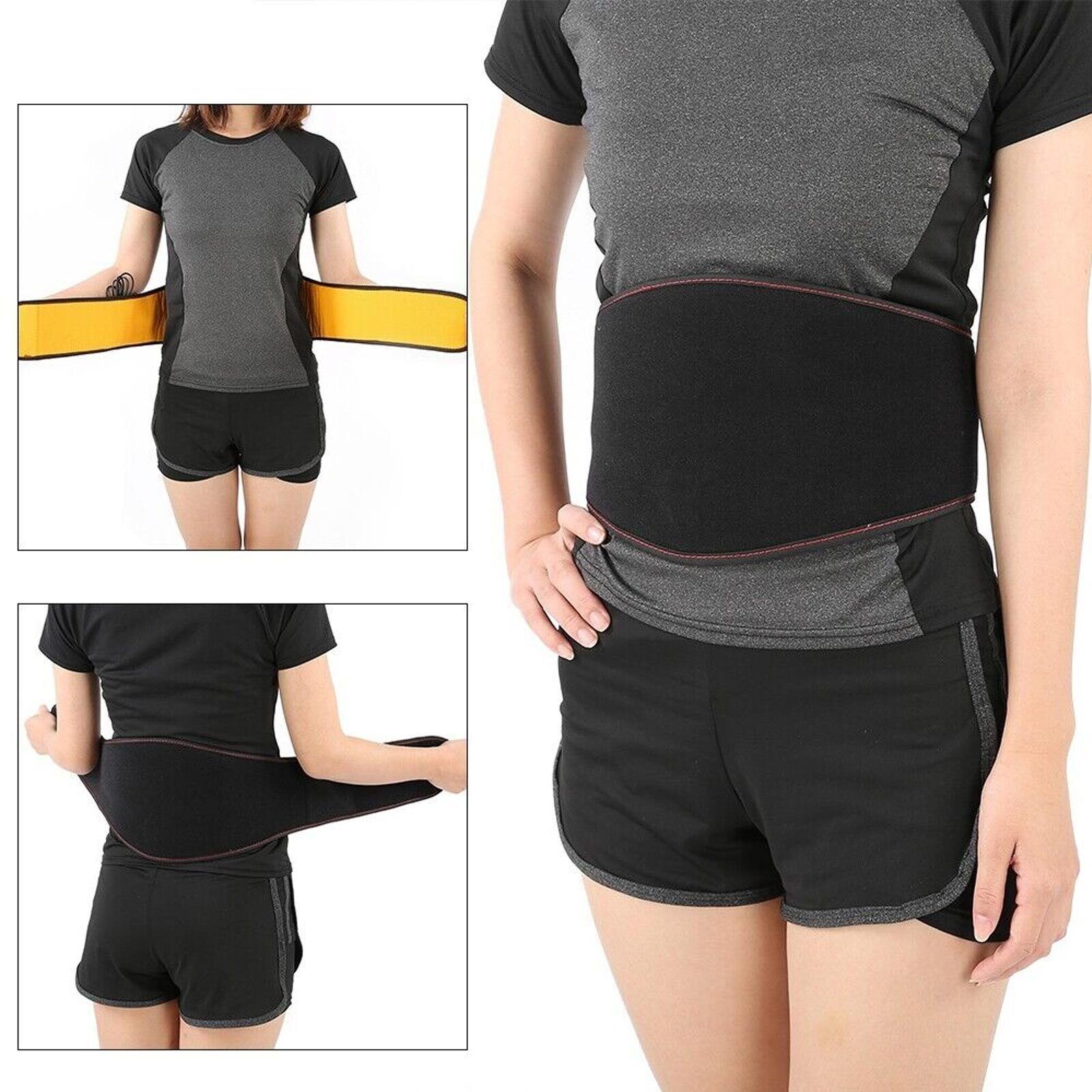 USB Electric Heating Therapy Waist Pad Back Support Belt Pain Relief Waist CarT2
