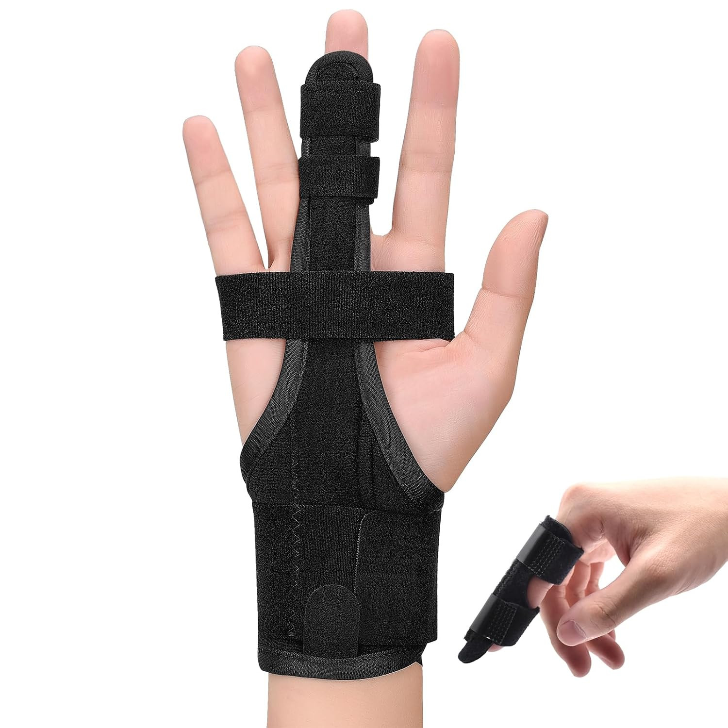Full Trigger Finger Splint, Middle Finger Splint for Sprains, Pain Relief | H…