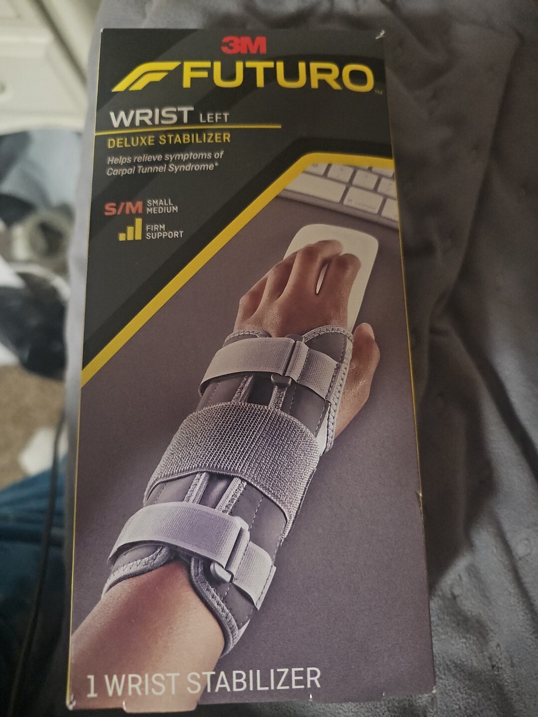 Futuro Deluxe Wrist Stabilizer, Left Hand Small/Medium