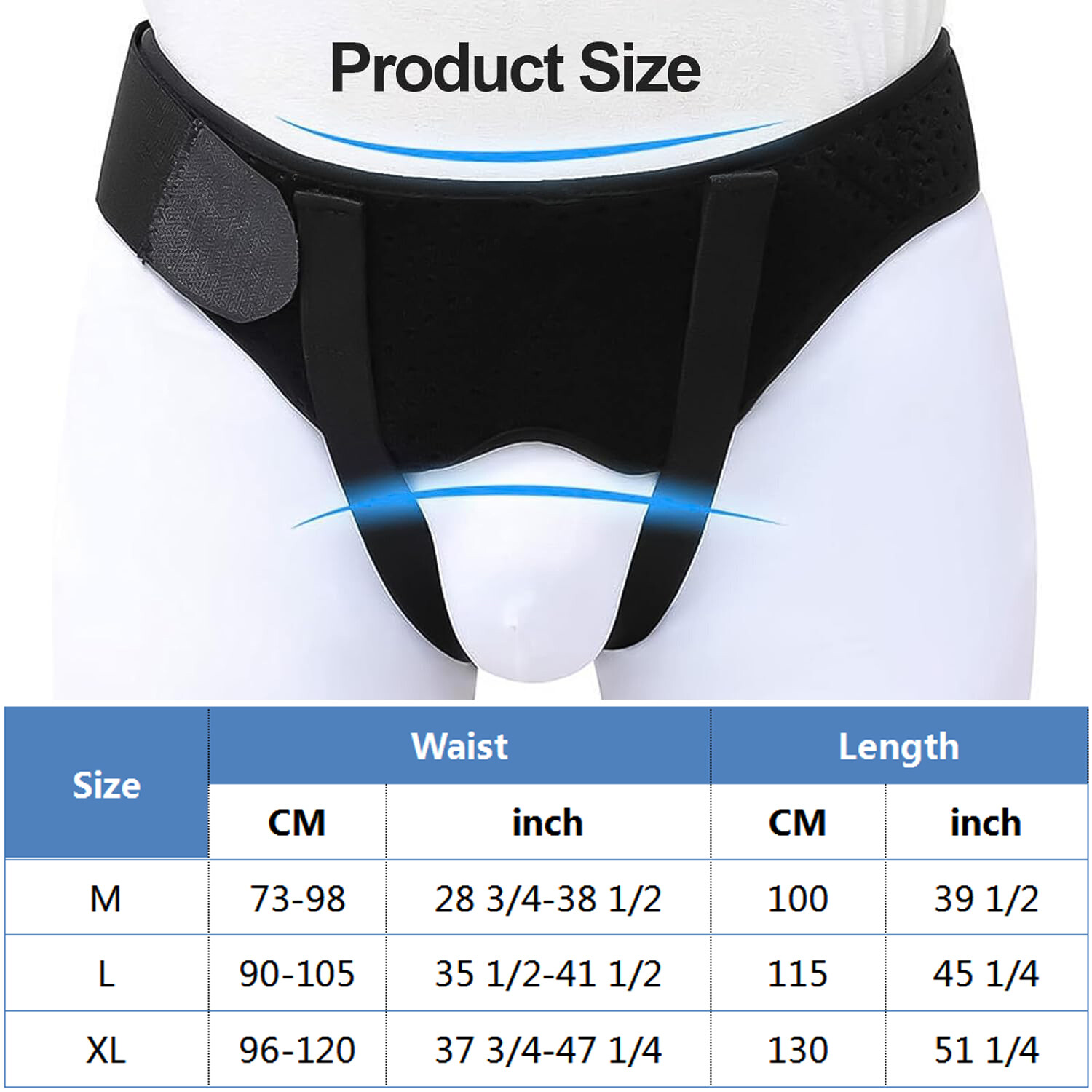 Hernia Support Belt Inguinal Groin Hernia Pain Relief Truss Brace for Men/Women