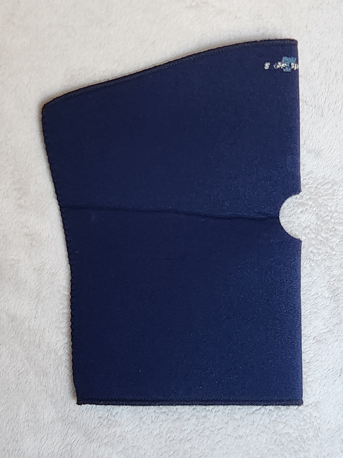 Blue Knee Compression Sleeve Support Elastic Slip On Pull Up Sports Gym