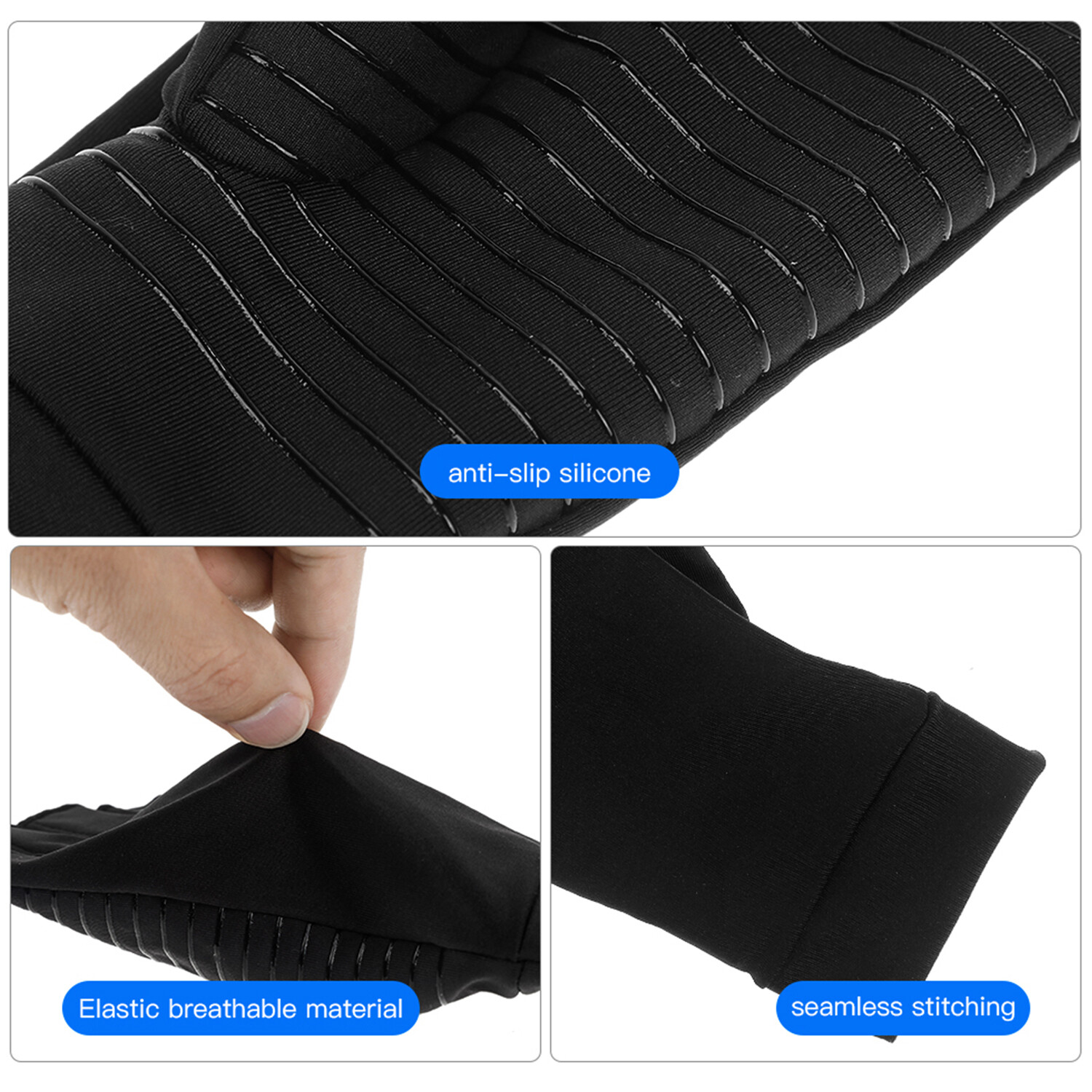 Copper Arthritis Gloves Compression Sleeve Brace Sport Work Hand Pain Relief US
