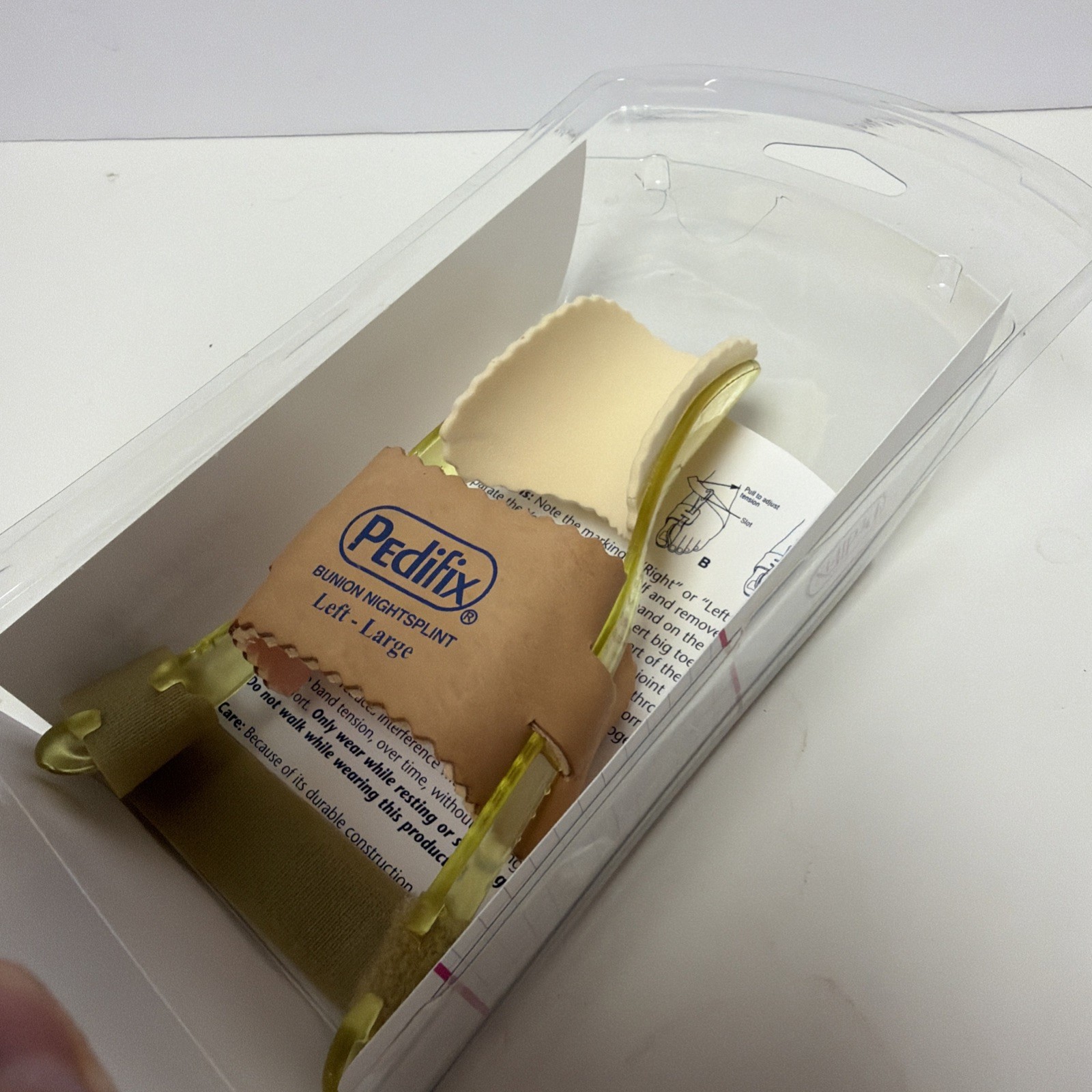 Pedifix Nighttime Bunion Regulator Large Left Foot – READ