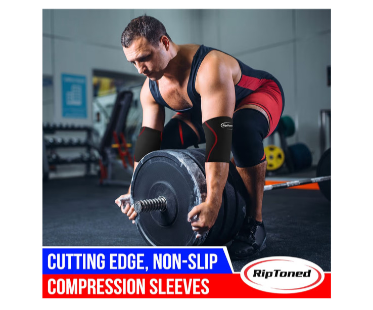 Rip Toned Elbow Sleeve Weightlifting small