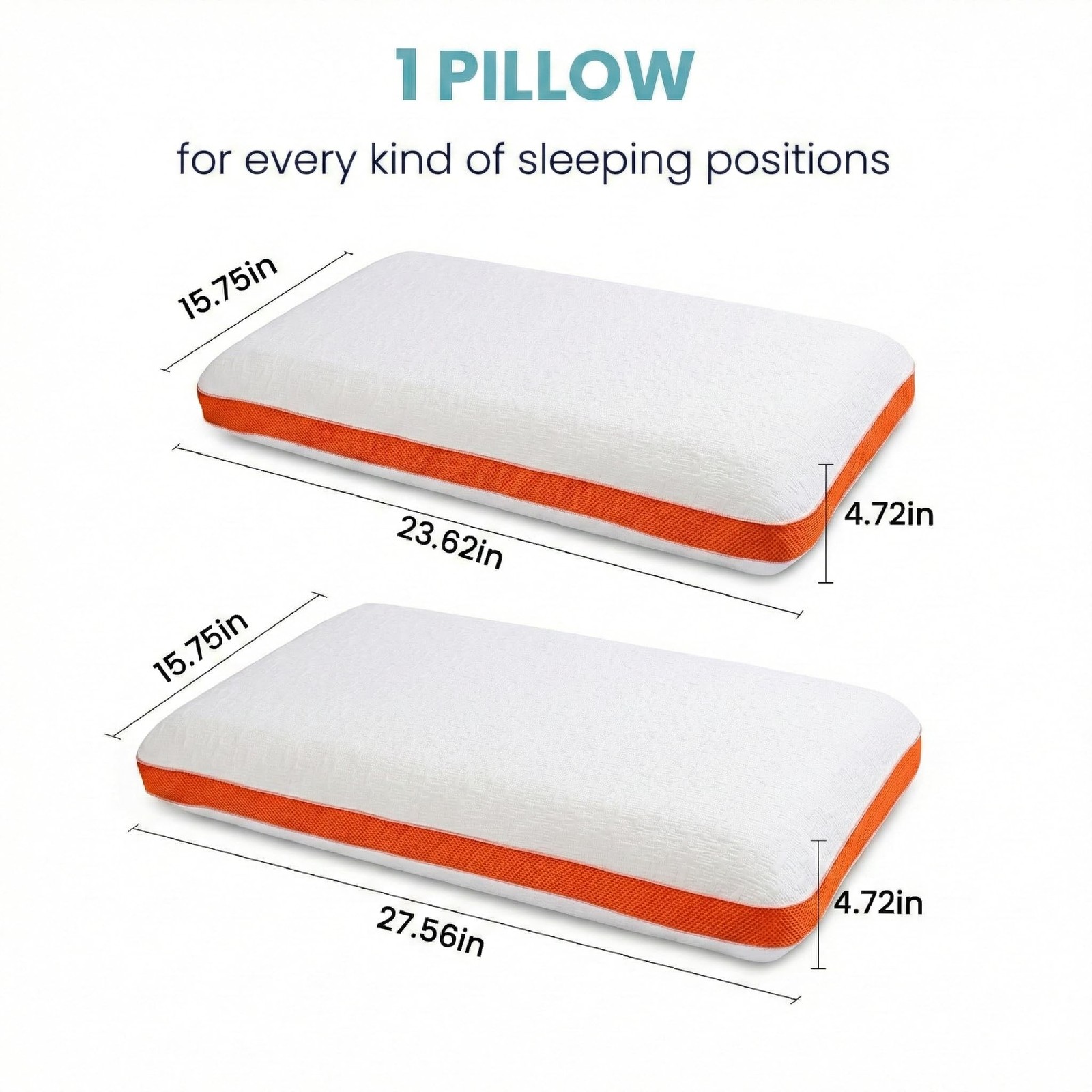 4D Silicone Grid Pillow: Cooling TPE Ergonomic Cervical Support for Neck Pres…