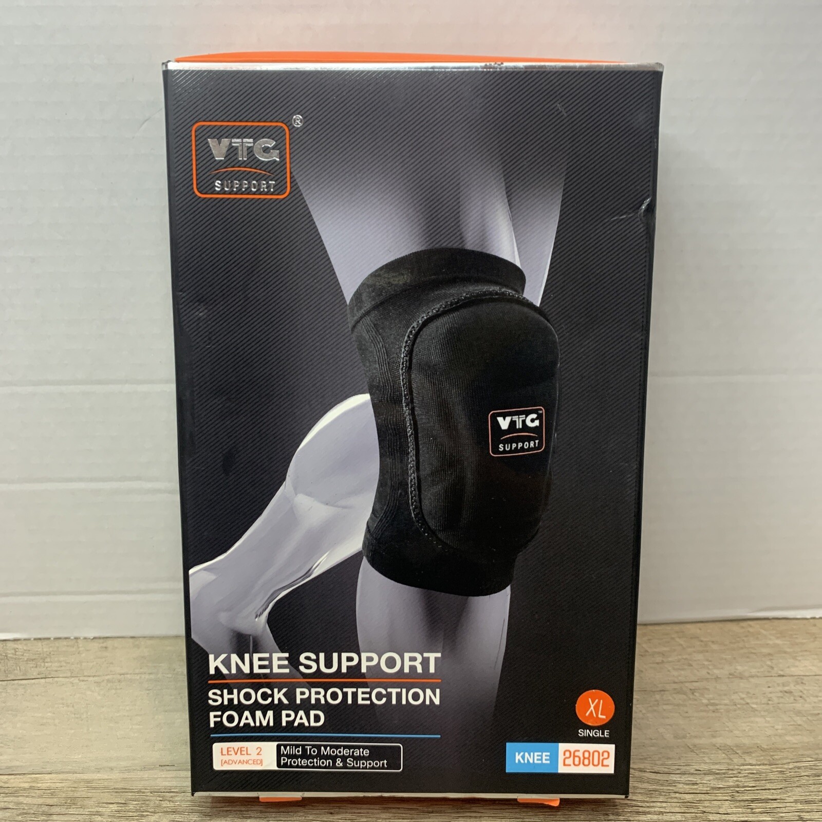 VTG support Knee Support Shock Protection With Foam Pad Size XL