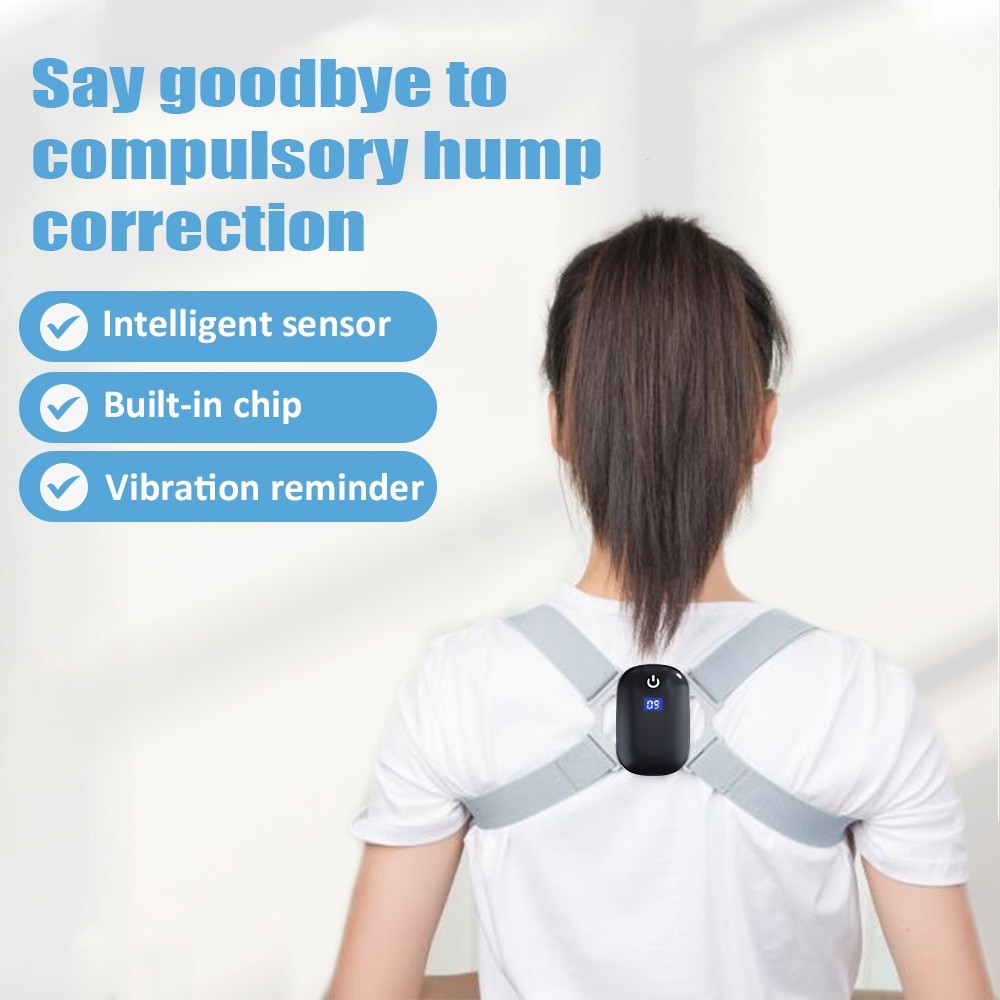 Smart Posture Corrector USB Rechargeable Back Brace Adjustable Support Men Women