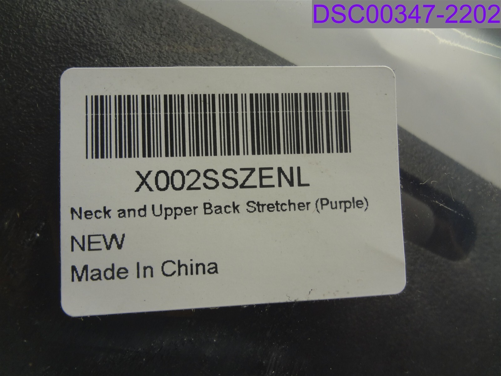 Neck and Upper Back Stretcher Purple