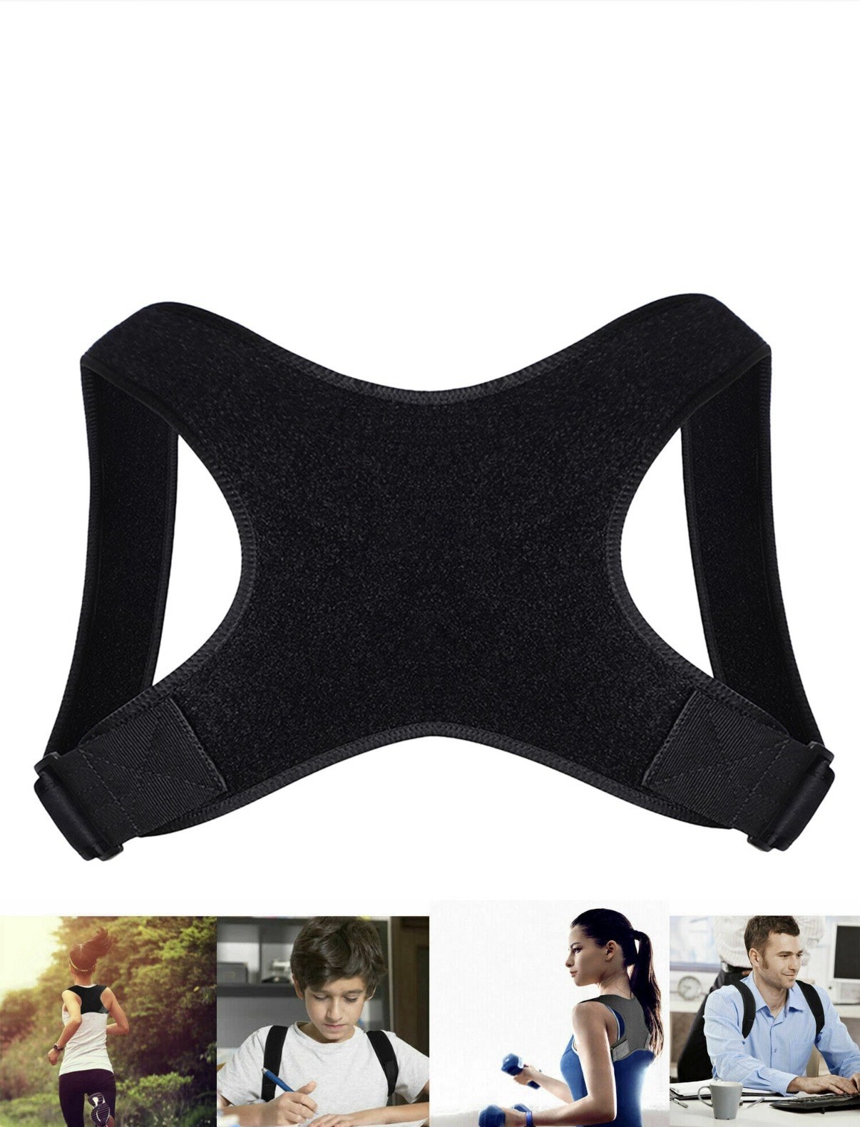 Posture Correcter Men Women Back Support Belt Fix Pain Relief Posture Corrector
