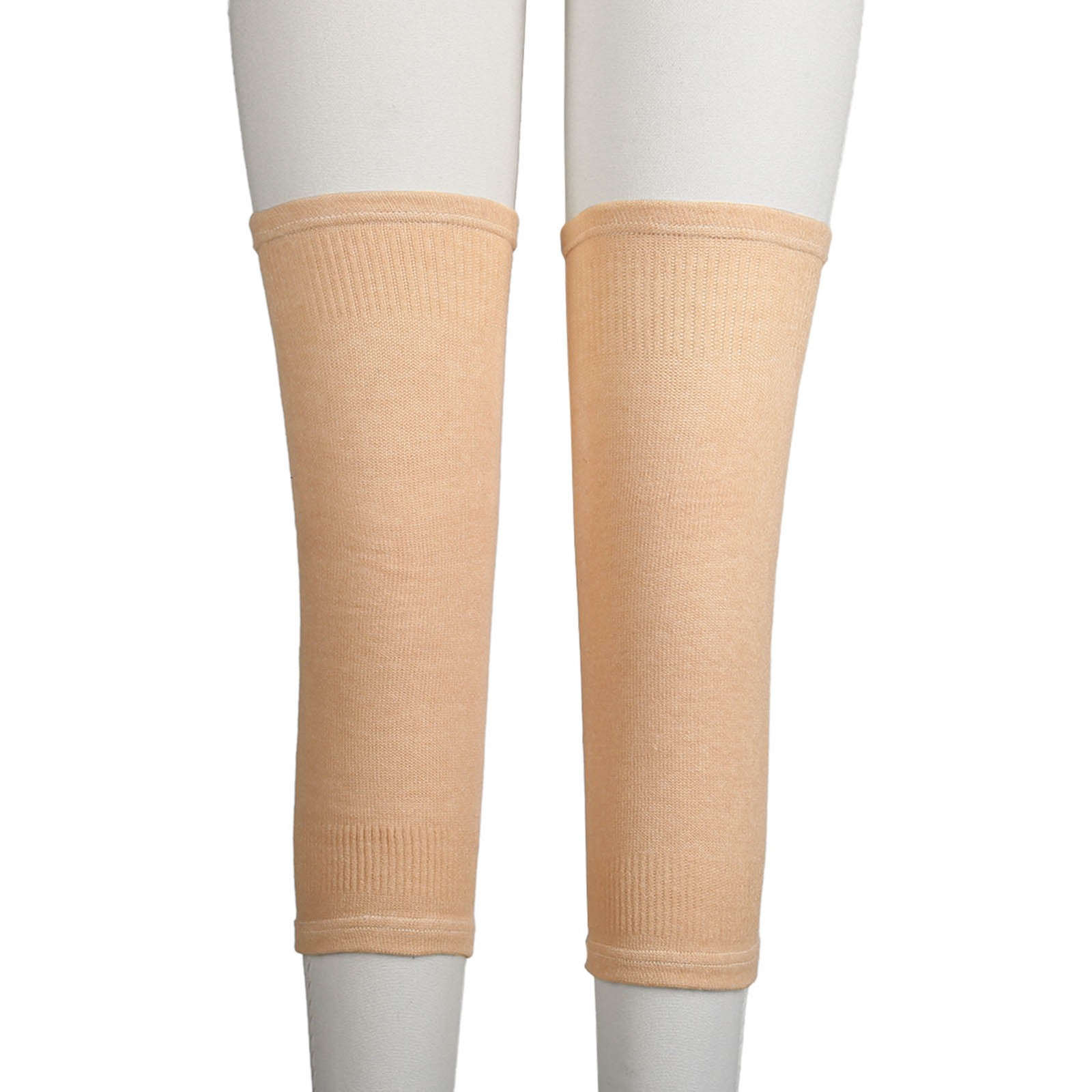 2Pcs Knee Brace Sleeve Comfortable Thin Stretchy Soft Skin Color Knee Protec NY