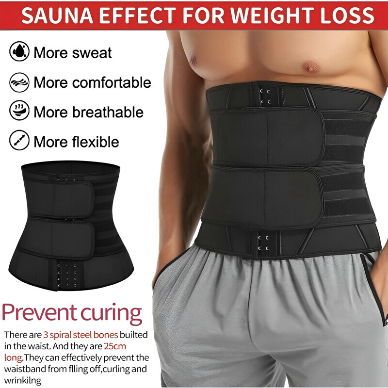 Body Wrap Waist Trainer Shaper Tummy Wrap Waist Trainer For Women & Men Workout