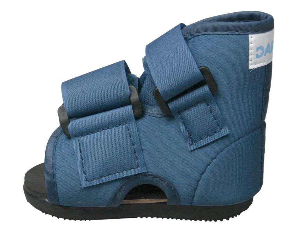 Pediatric Small Orthopedic Cast Boot Adjustable Straps Slip Resistant Sole