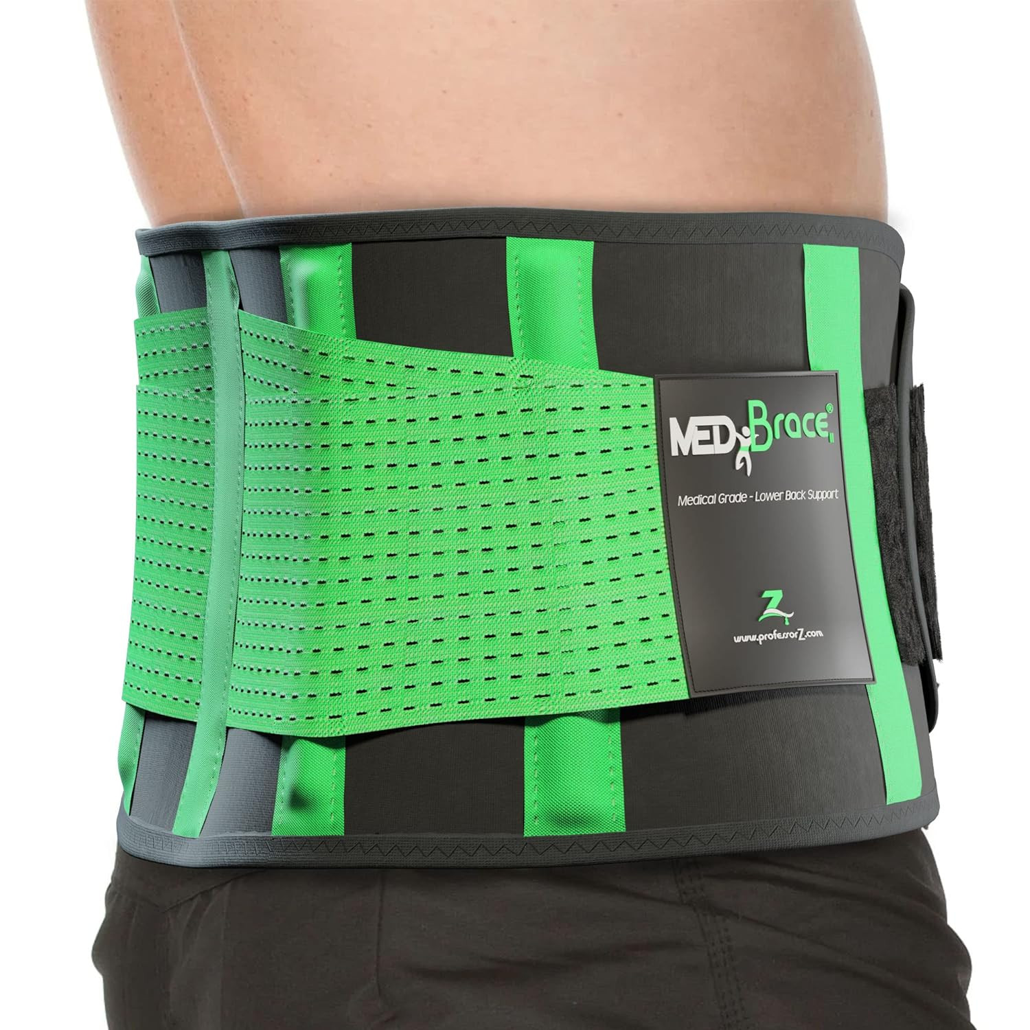 Back Brace Support Belt for Lower Lumbar Pain Relief for Men and Women – Medical