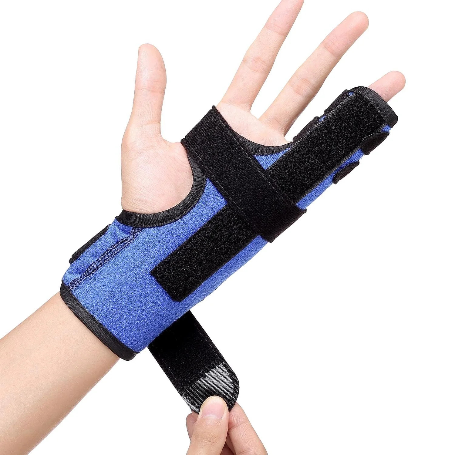 Boxer Fracture Splint, Pinky Finger Splint, Adjustable Two Finger Brace for 4…