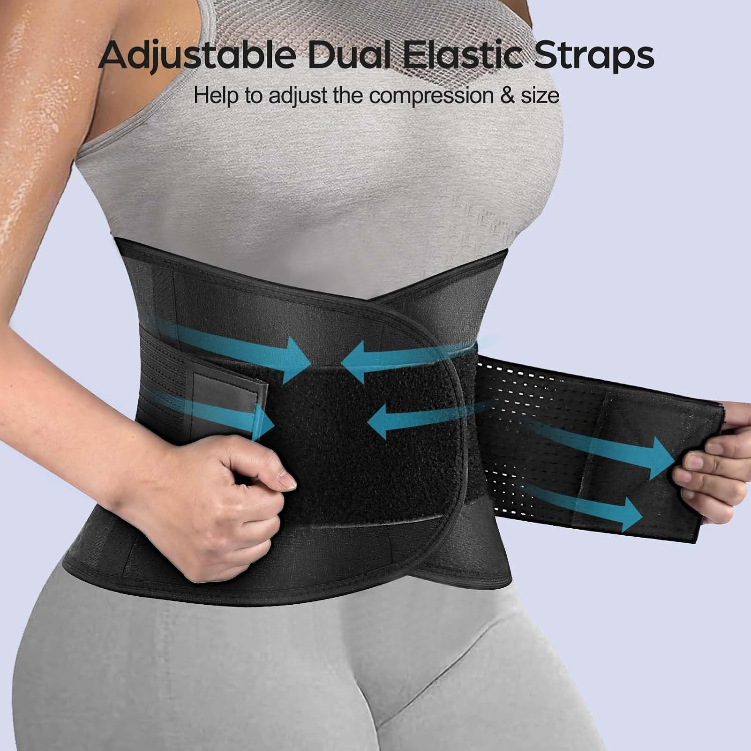 Back Brace for Lower Back Pain Relief Sciatica, Scoliosis, Herniated Disc, Breat