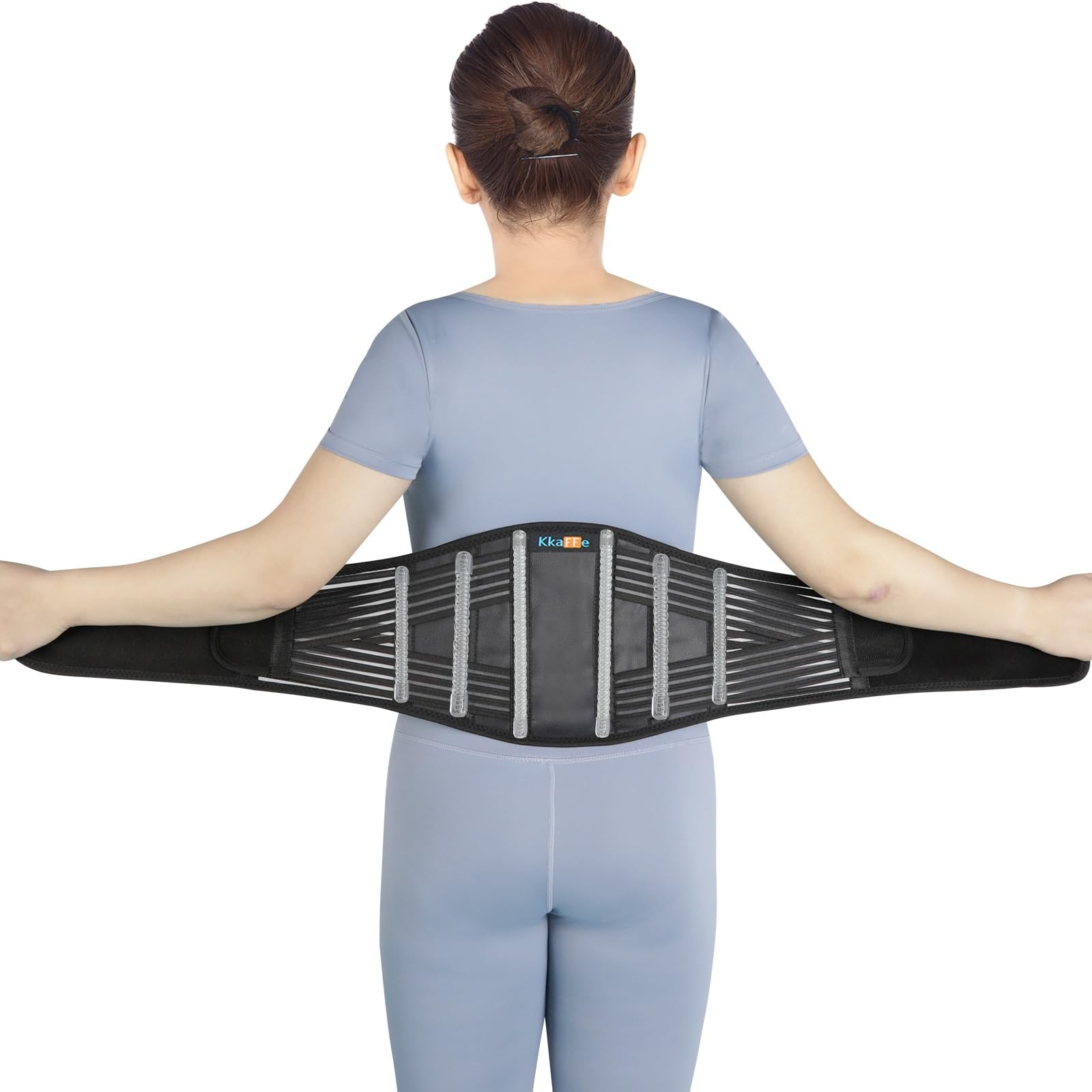 KkaFFe Back Brace Black Medium