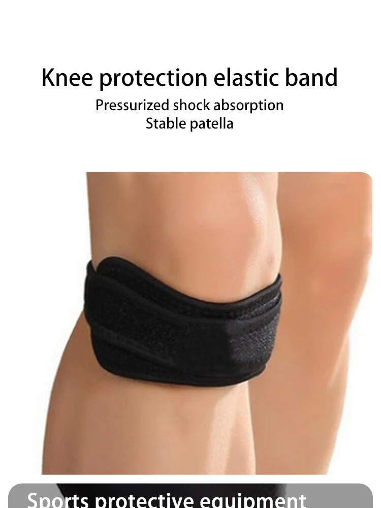 Comfortable Knee Patella Stabilizer Strap Running, Hiking, Soccer, Basketball
