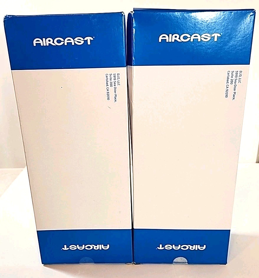 2X Aircast Sport-Stirrup Ankle Brace Right Leg Support White 9” AC141AB03-R NIB