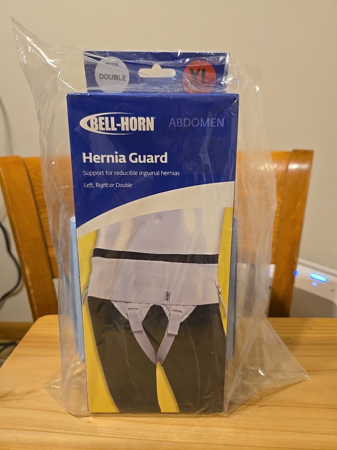 Bell Horn Hernia Guard 85220XL Size XL Left Right or Double Abdomen NEW