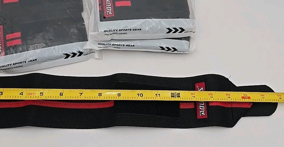 Wrist Brace Adjustable Band Support by Aolikes Red/Black 3 Pack New