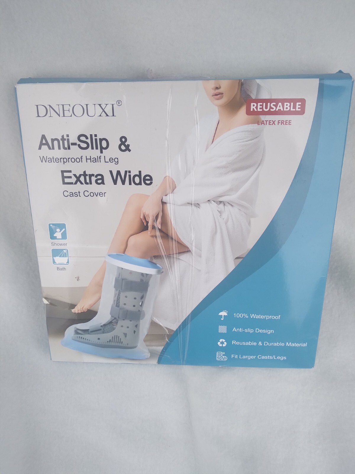 Dneouxi Anti-slip & Extra Wide Cast Waterproof Cover Half Leg – New