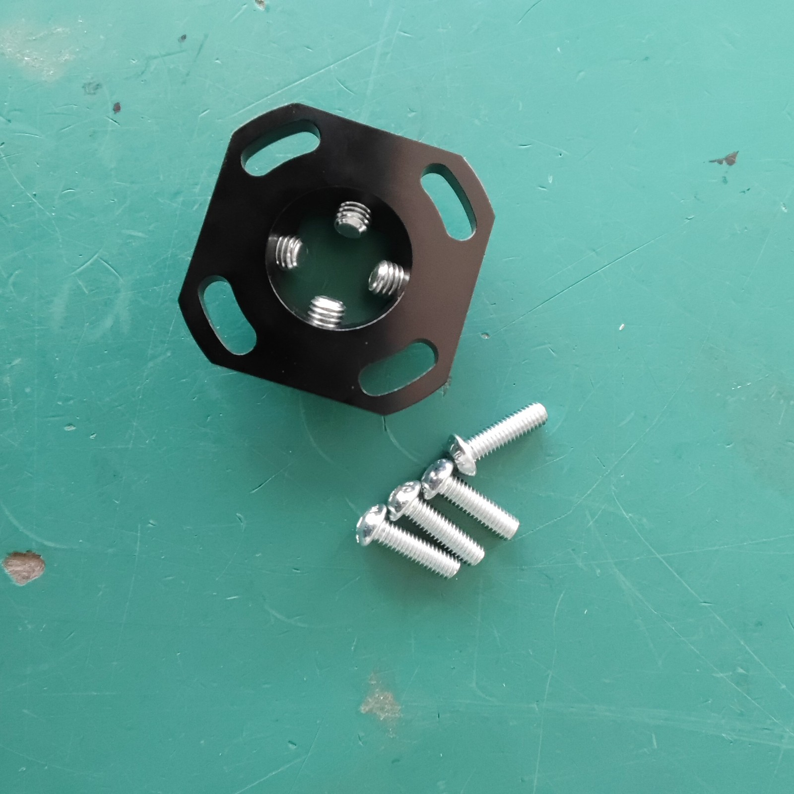 Adjustable Square Prosthetic Adapter Plate Aluminum 60g Connector