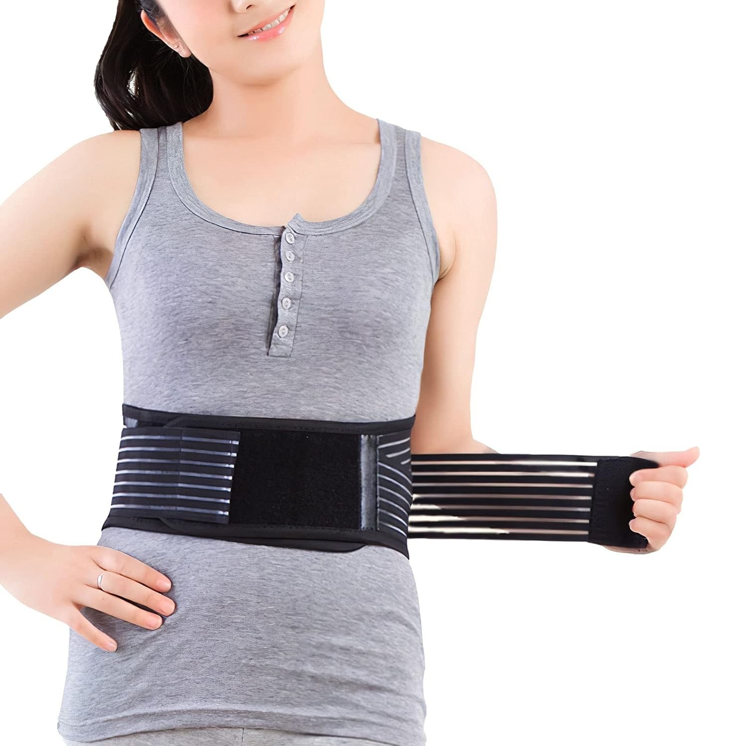 X-Large Tourmaline Magnetic Back Brace – Soothing Lumbar Support for Pain Relief