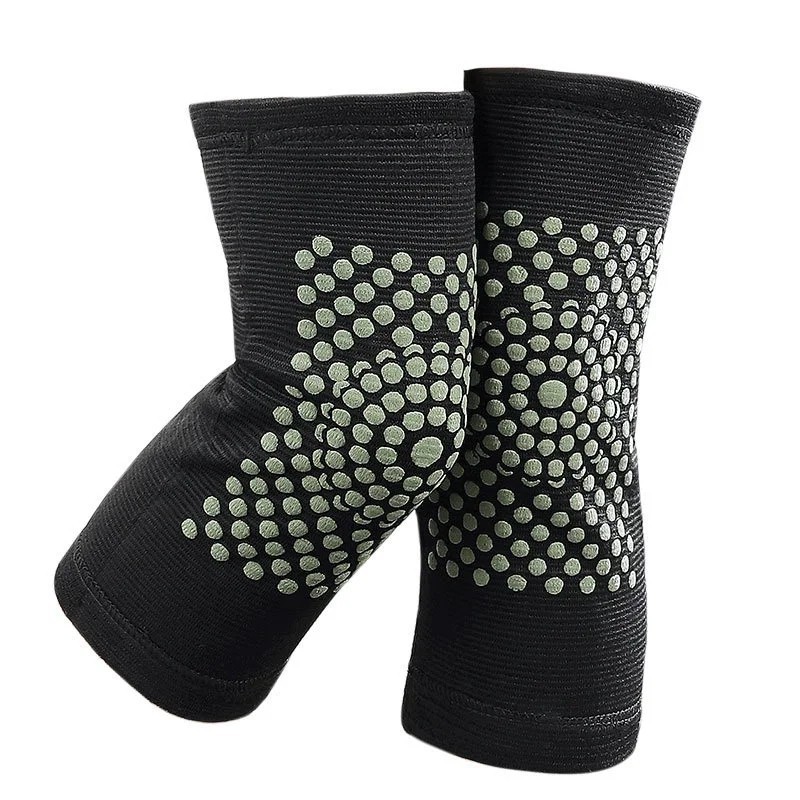 Wormwood Knee Support Brace Heating Latex Compression Knee Pain Relief Sleeve