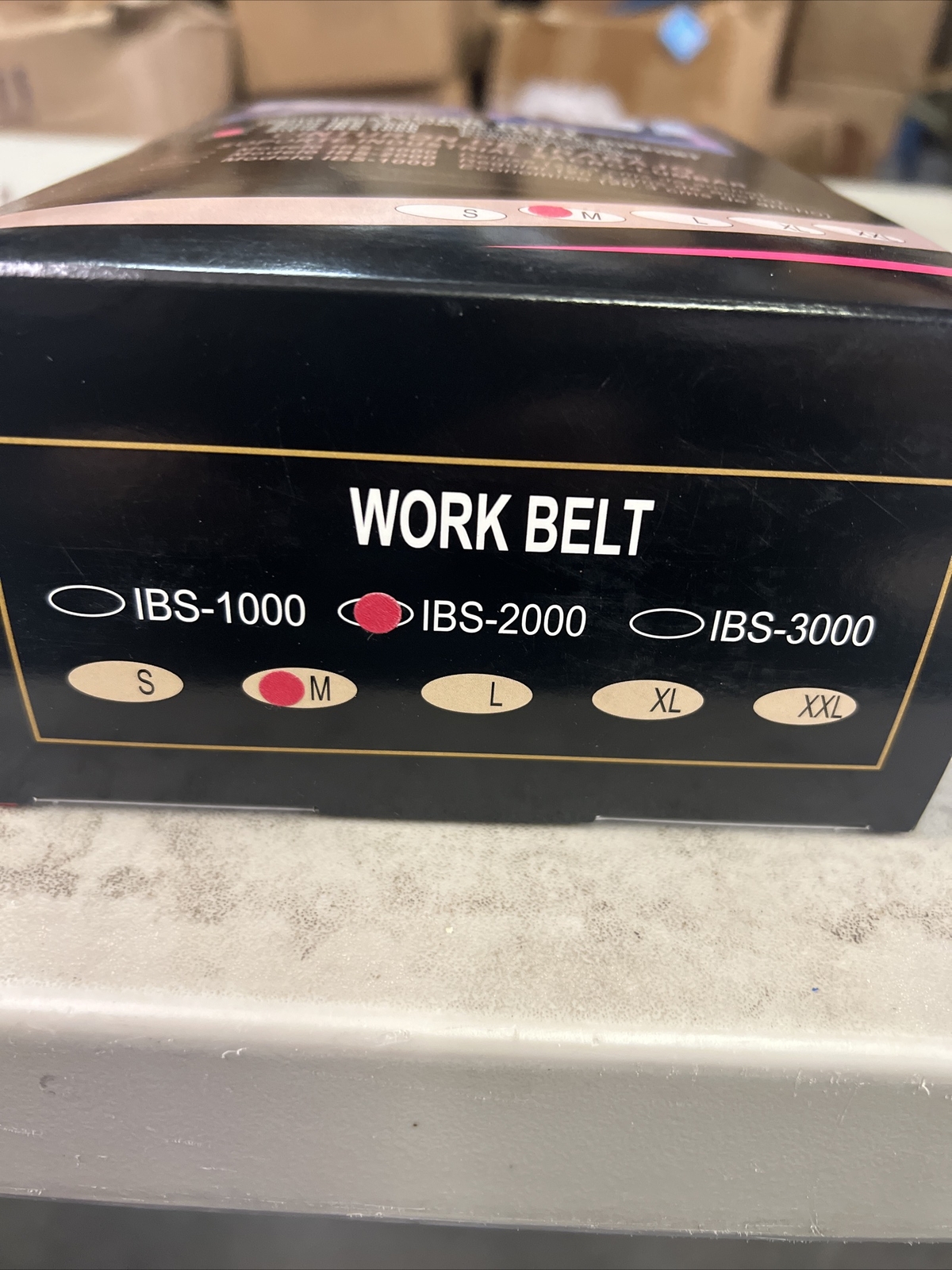 MAXAR Work Belt Size Medium New In Box IBS-2000