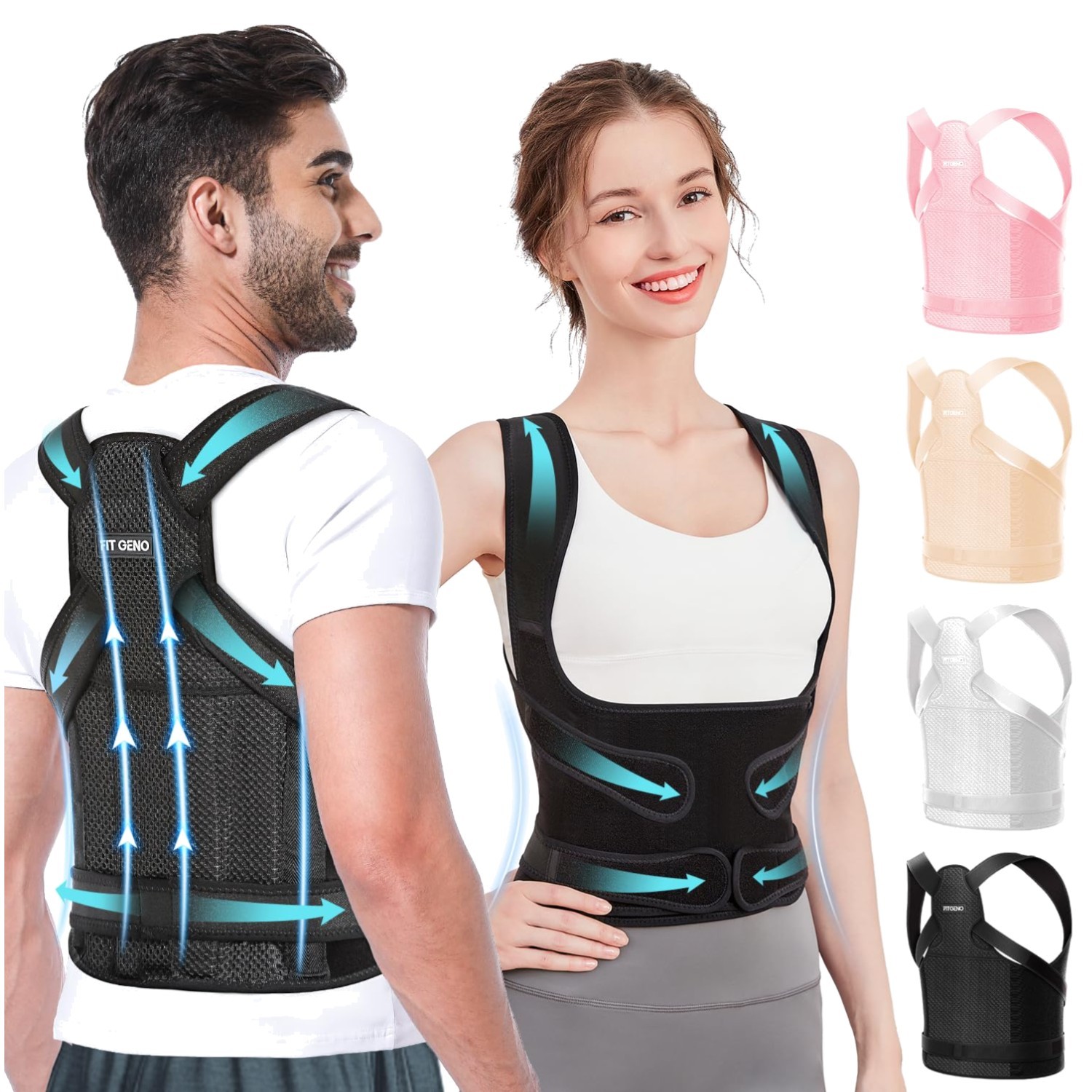 Neoprene Posture Corrector for Back Pain Relief