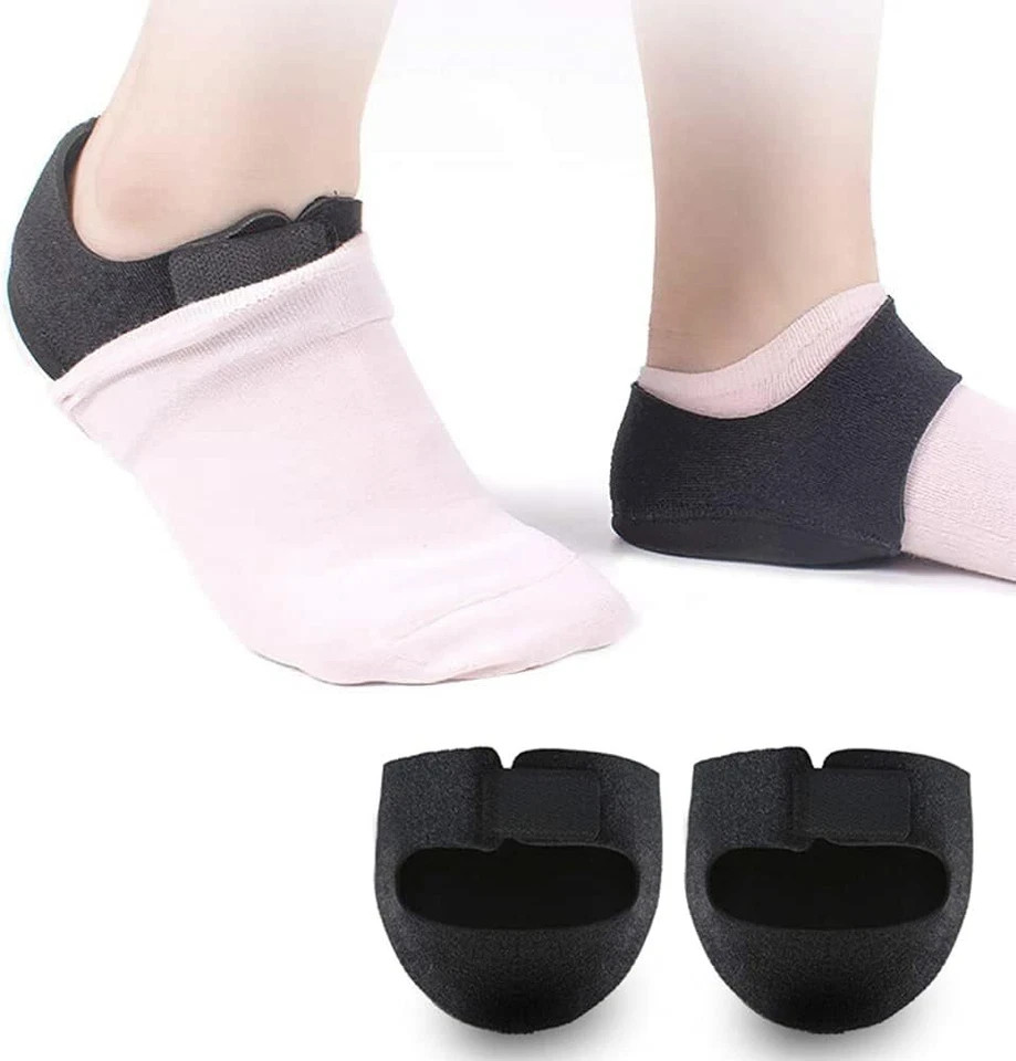 2x Plantar Fasciitis Relief Heel Cups for Foot Pain Relief Elastic Gel Pads USA