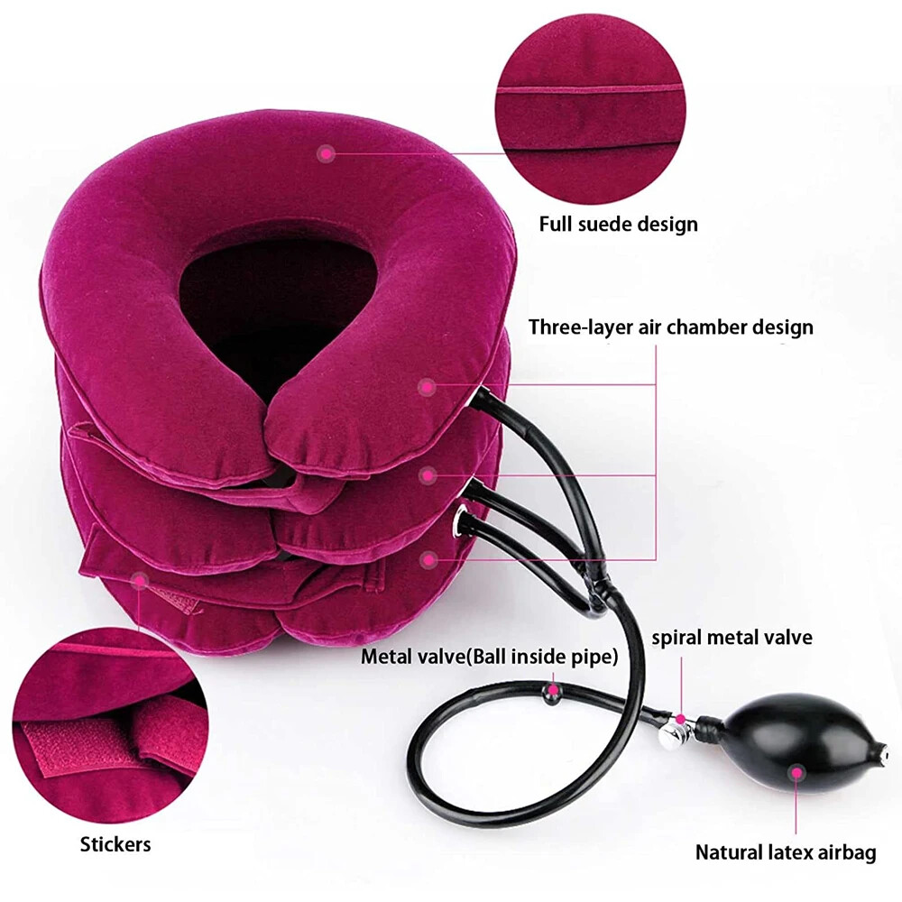 Cervical Neck Traction Device,Relief for Chronic Neck & Shoulder Alignment Pain