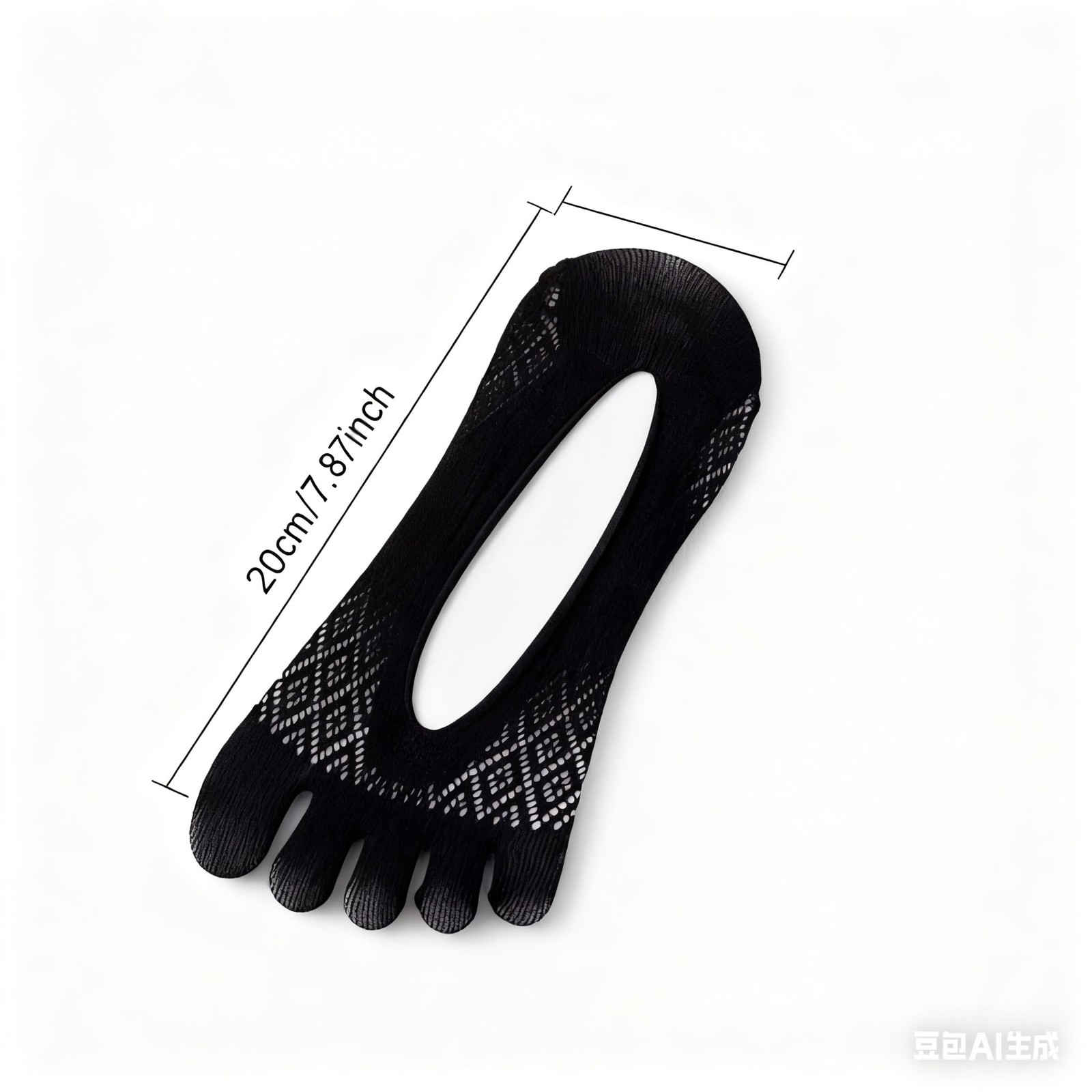 Sqruchel Orthopedic Toe Compression Socks 5 Pairs No Show Toe Socks for Wome…