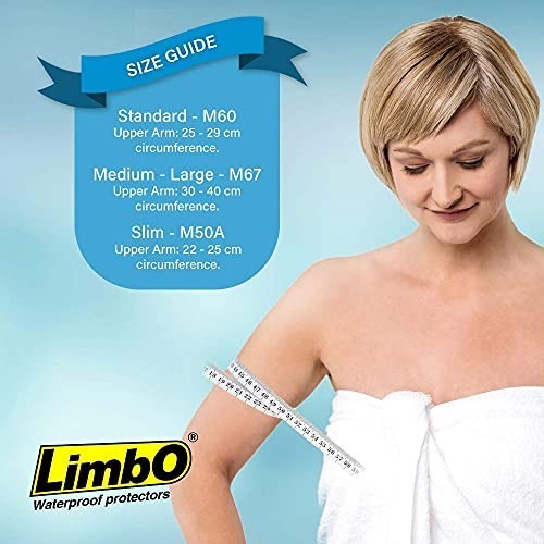 Waterproof Cast Protector Half Arm Self Sealing Submersible Shower Cover For