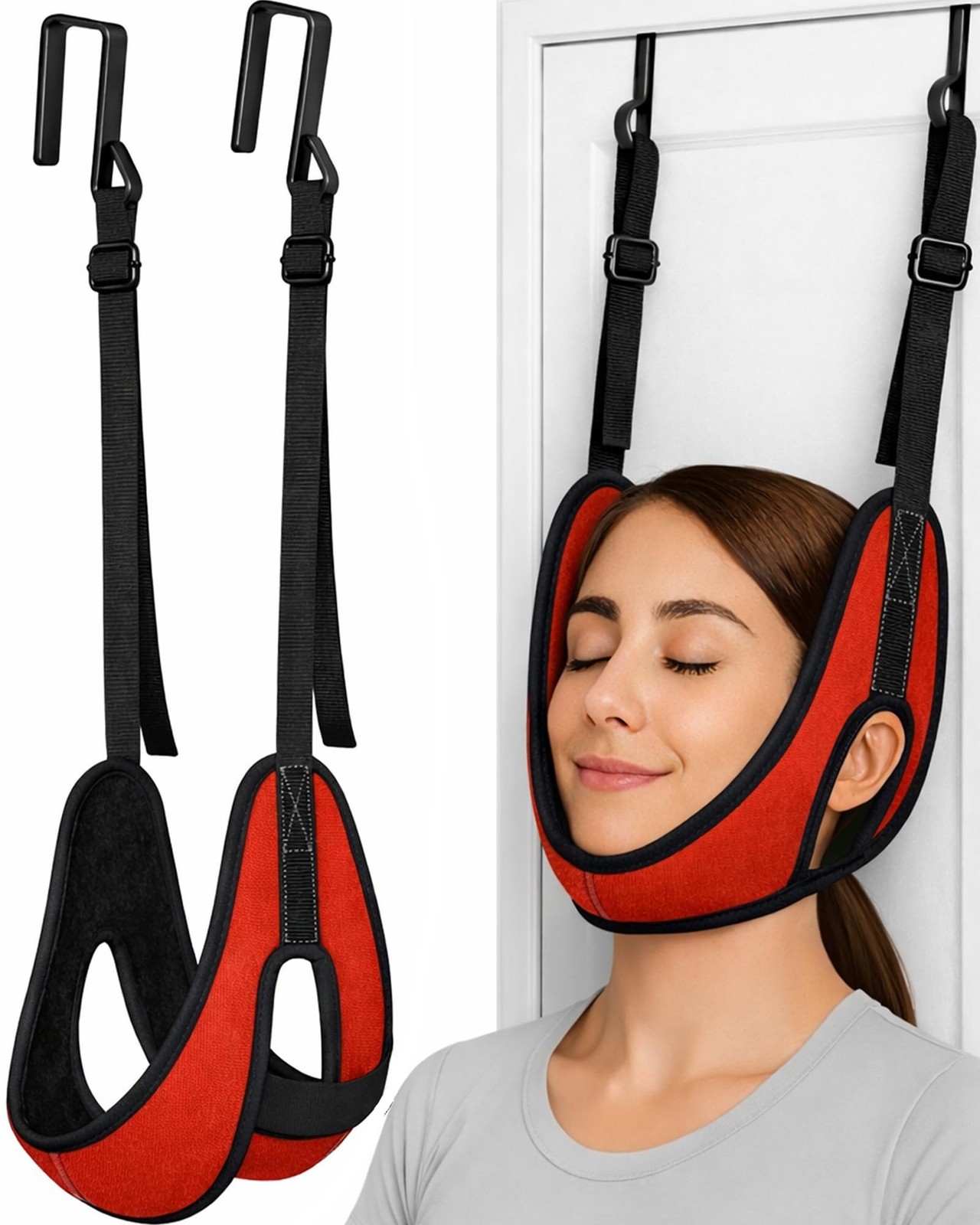 FELICITDR neck traction device red