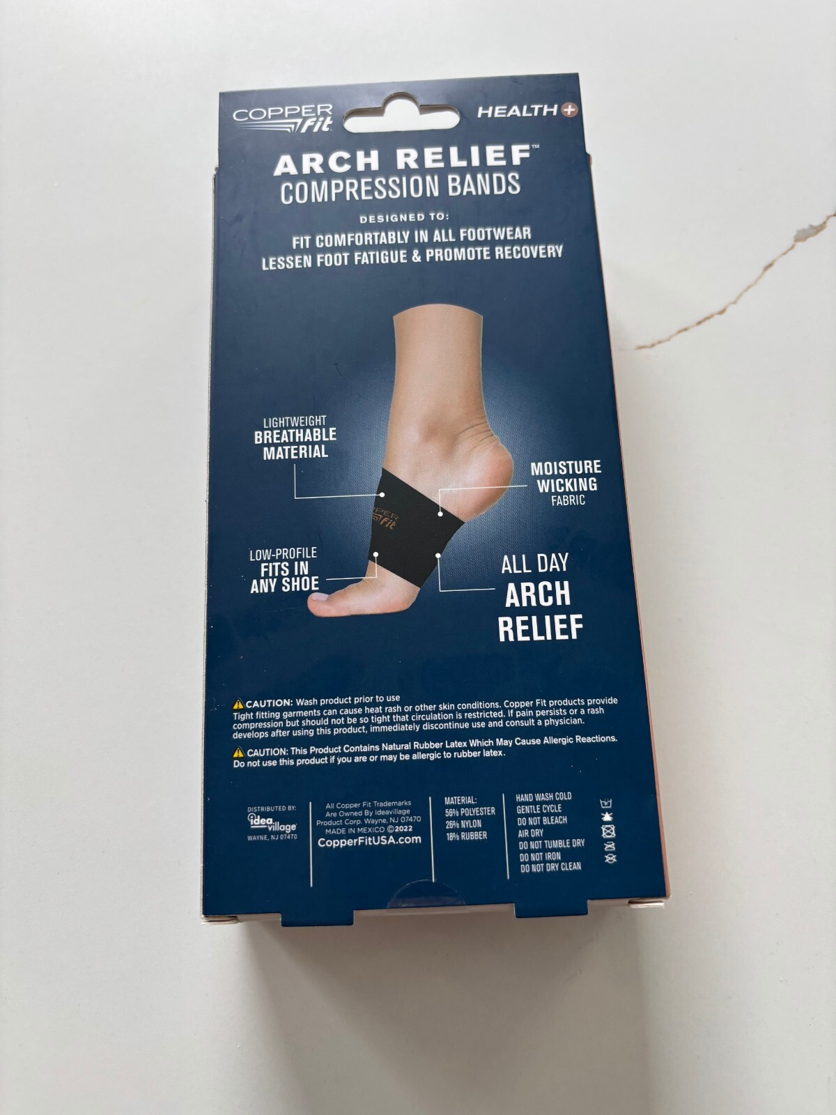 Copper Fit Health Targetearch rd Arch Relief & Support Compression Bands, Unisex
