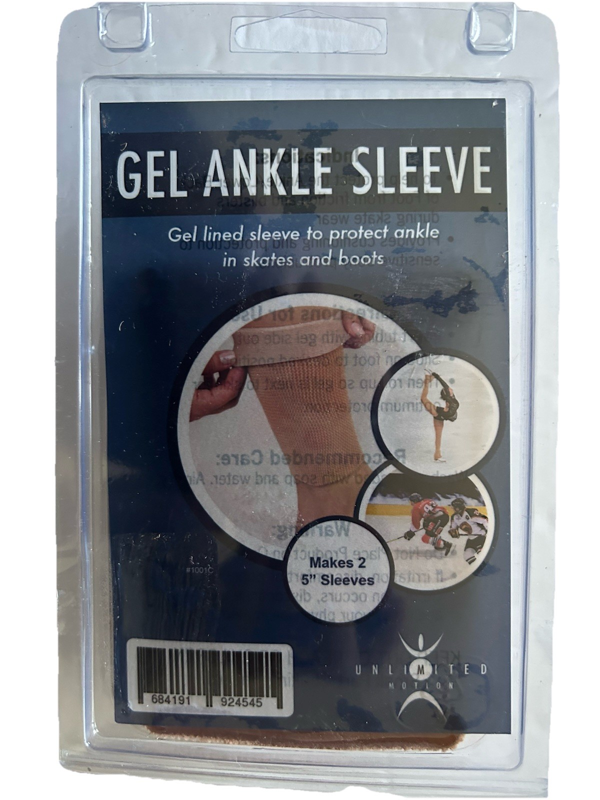 Gel Ankle Sleeve Skates Boots 5” Sleeves Unlimited Motion