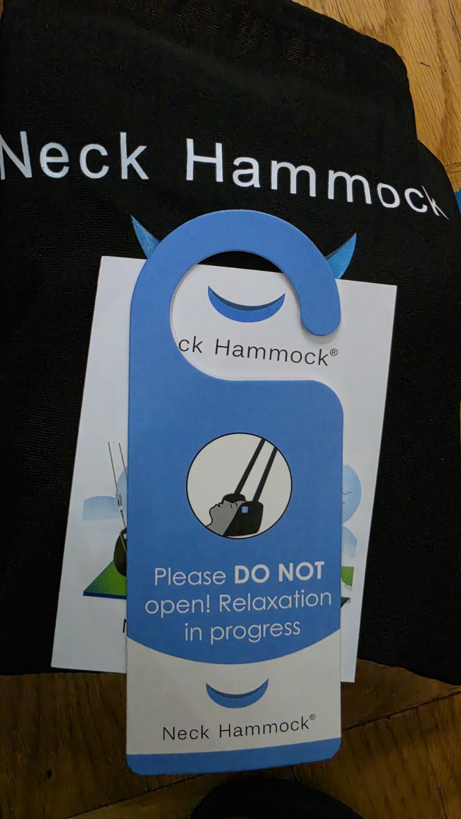 Neck Hammock MindPanda Neck Traction Device for Neck Support Black/Blue