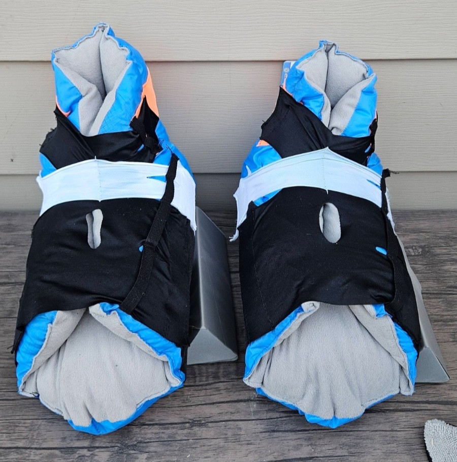 Pair of Sage Prevalon Blue Heel Float Protector Boots R3