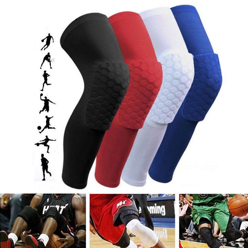 Basketball Knee Pad Compression Leg Sleeves Crashproof Protective Gear Youth Men