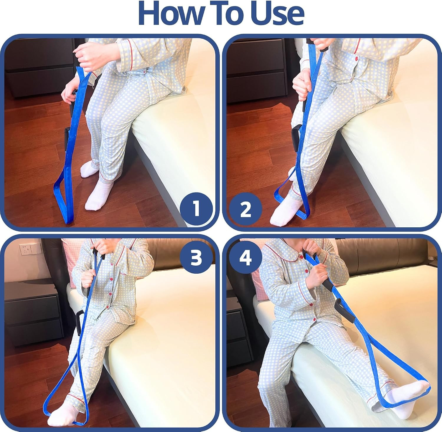 Leg Lifter for After Hip Replacement & Knee Surgery Recovery – Rigid
