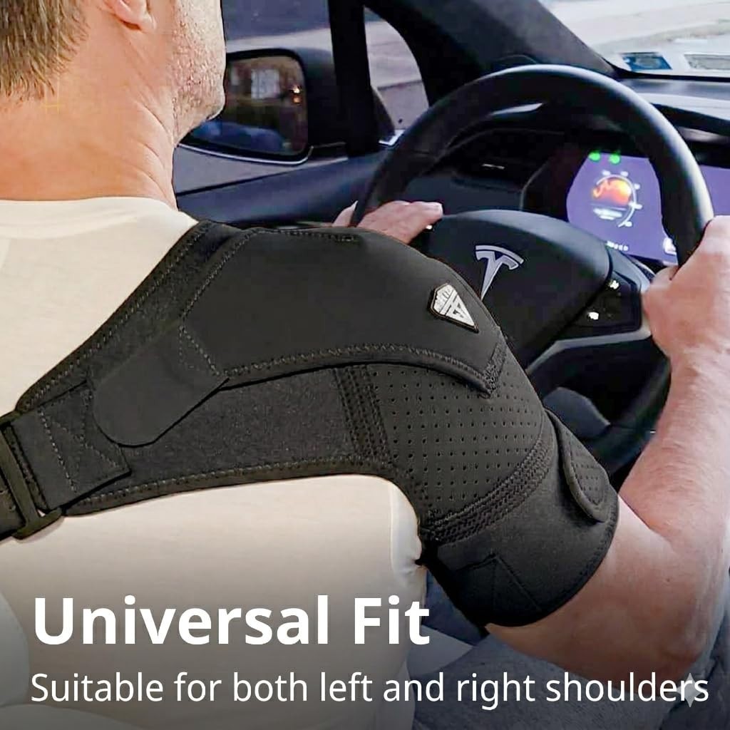 Universal Shoulder Support Brace for Rotator Cuff – Adjustable & Comfortable