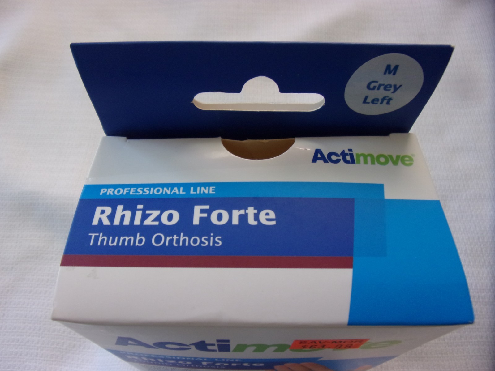 Professional Line Actimove Rhizo Forte Thumb Brace Left Gray Medium New