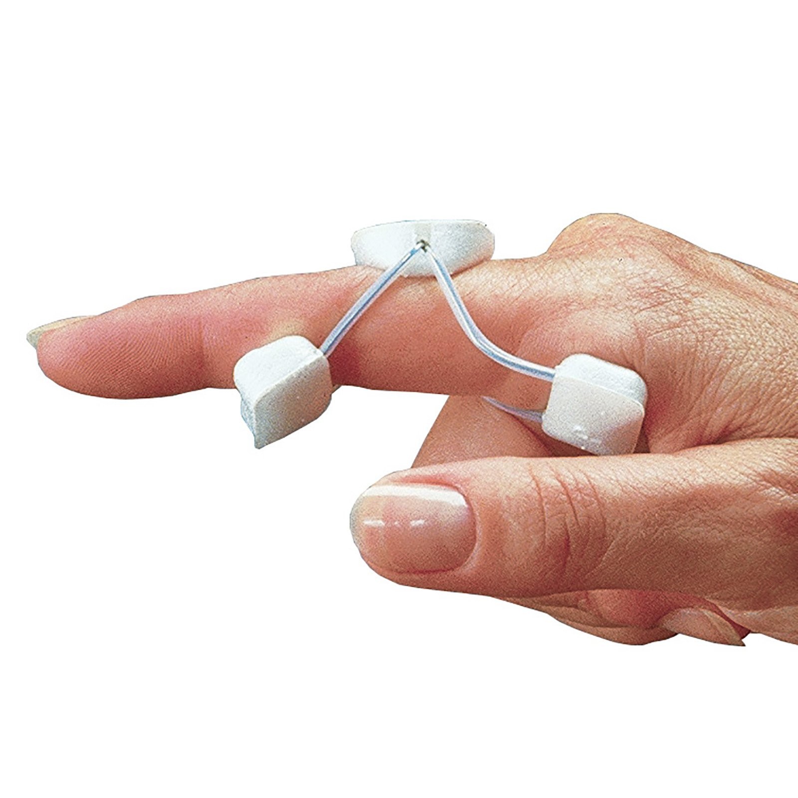 Rolyan Sof-Stretch Extension Splint 5-Pack X-Large White Finger Brace