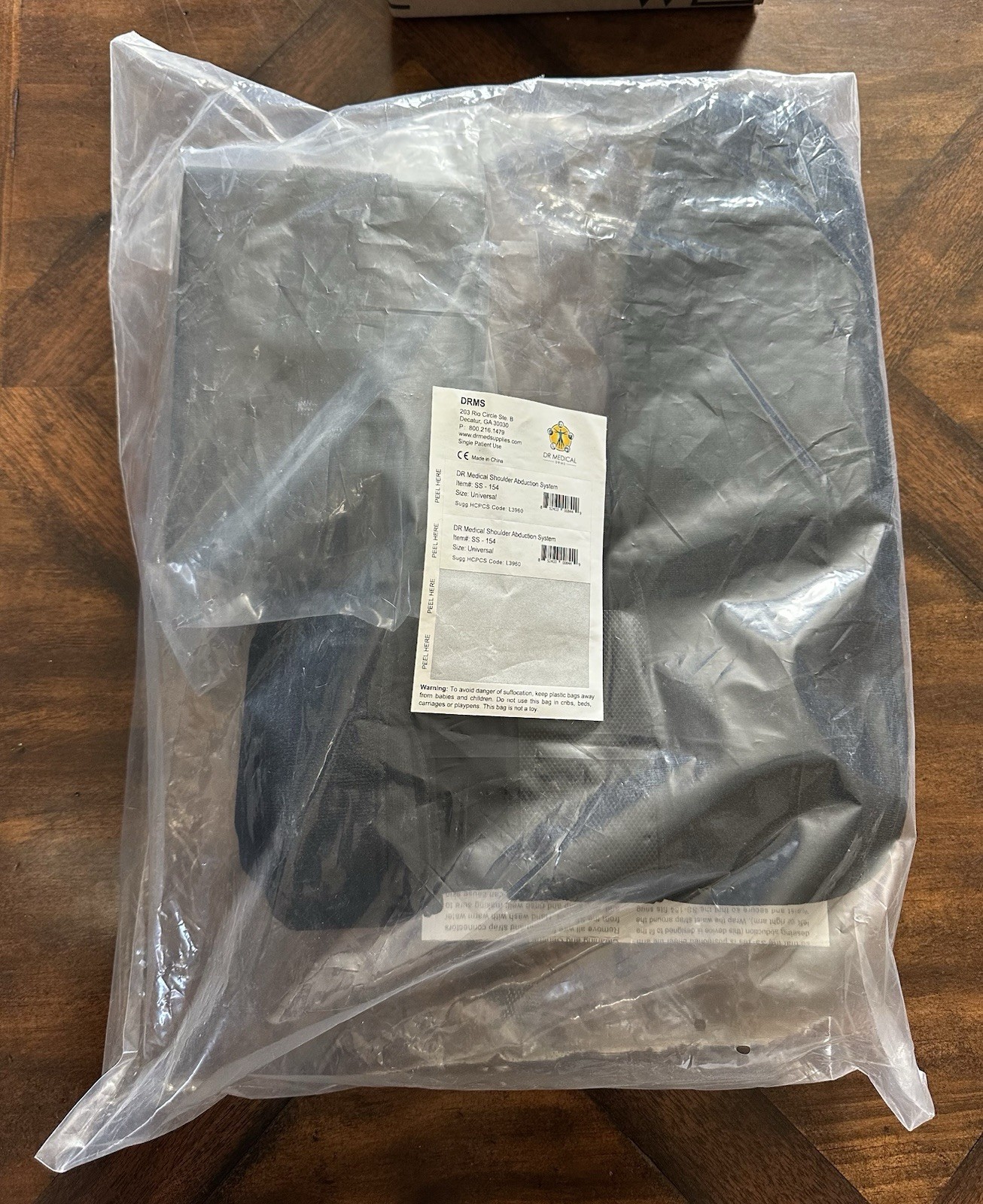 NEW Dr Medical Shoulder/arm Abduction System SS-154 Universal Brace Black Sling