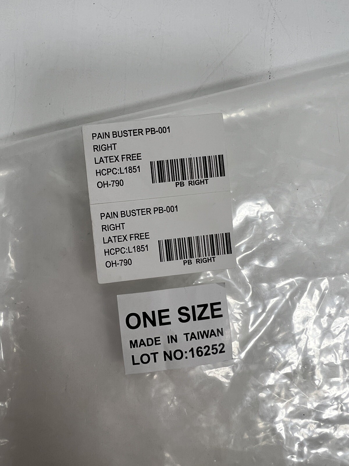 OA Hinge Knee Brace for Right Knee One Size Fits All – Pain Buster PB-001 – NEW!
